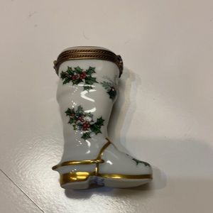 Limoges Christmas Boot